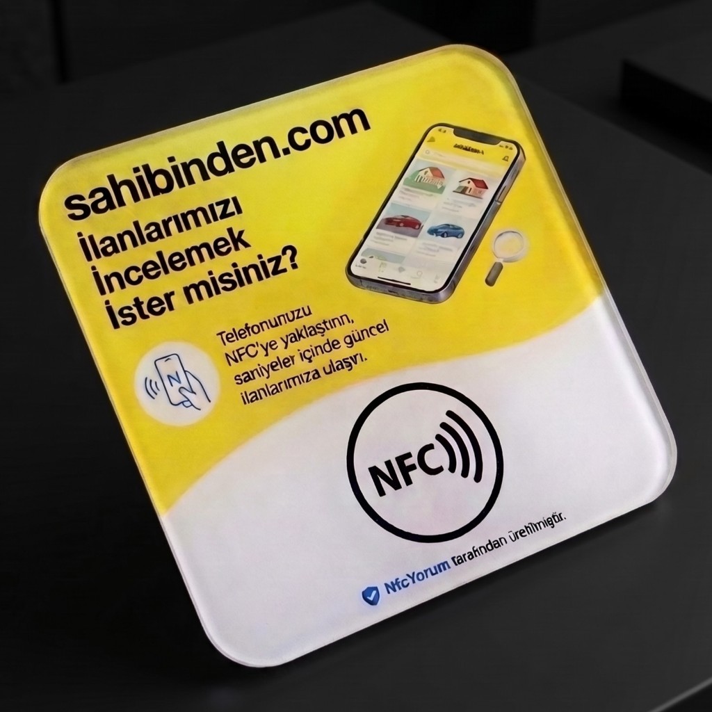 Sahibinden NFC Kartı (10×10 cm)